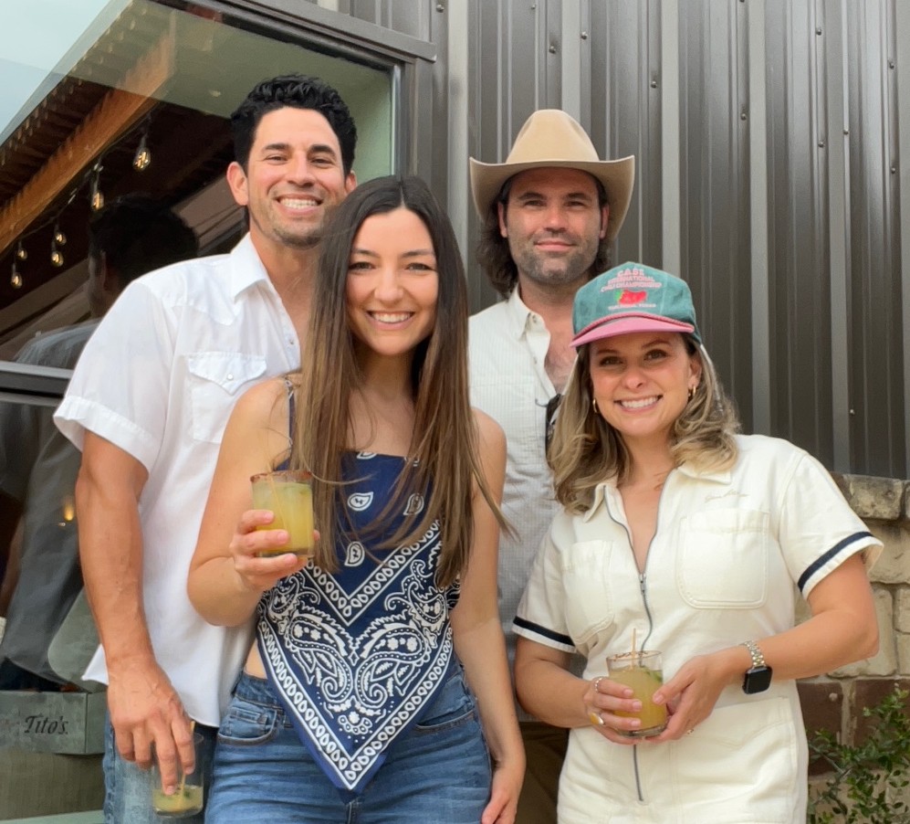 Wildbirds Unlimited owners and Lupine Land Services owners, Amanda and Hector Bustillos, and Hope and Chance Boatright.